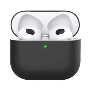 Чохол AhaStyle Silicone Case для AirPods 3 Black (X002UH490T)