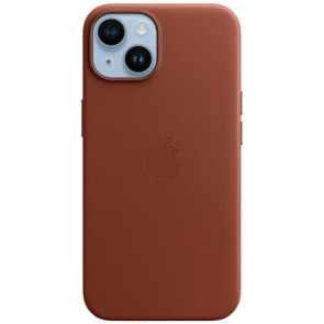 Чохол Apple iPhone 14 Plus Leather Case with MagSafe Umber (MPPD3)