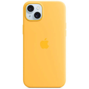 Чохол Apple iPhone 15 Silicone Case with MagSafe Sunshine (MWNA3)
