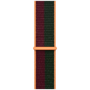 Ремінець для Apple Watch 45/44/42mm Sport Loop Dark Cherry/Forest Green (ML323)