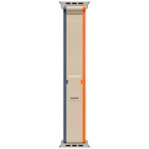 Ремінець Apple Watch 49mm Trail Loop Orange/Beige M/L (MT5X3)