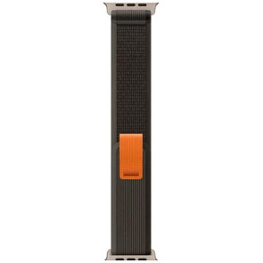 Ремінець Apple Watch 49mm Trail Loop Black/Gray S/M (MQEP3)