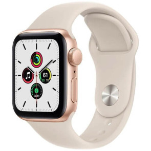 Apple Watch SE 40mm Gold Aluminium with Starlight Sport Band (MKQ03)