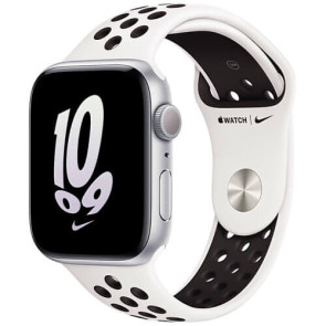 Apple Watch Series SE 2 40mm Silver Aluminium with White/Black Nike Sport Band (MNL93)