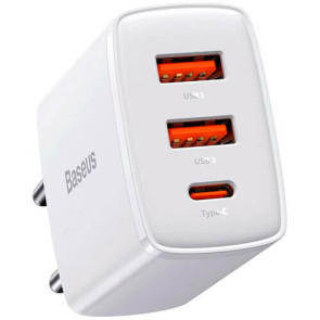 Зарядний пристрій Baseus Compact Quick Charger 30W White (CCXJ-E02)