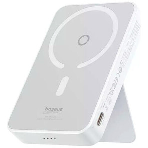 Додатковий акумулятор Baseus Power Bank 5000mAh MagPro Magnetic Bracket Fast Charge 20W White