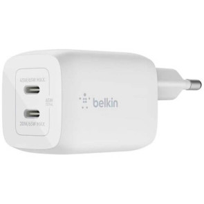 Зарядний пристрій Belkin BoostCharge Pro GaN 65W White (WCH013VFWH)