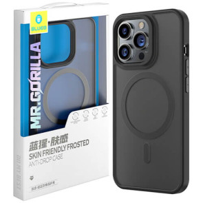 Чохол-накладка Blueo Frosted Anti-Drop Case для iPhone 14 Pro with MagSafe Black (BK5777-14P)