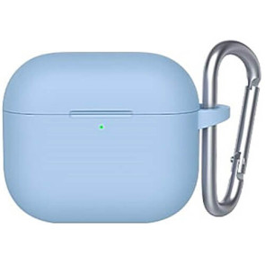 Чохол Blueo Liquid Silicone Case для Apple AirPods 3 with Carbine Sky Blue