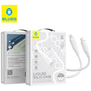 Кабель Blueo Liquid Silicone USB-C/Lightning Cable White (BC5938W)