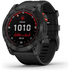Смарт-годинник Garmin Fenix ​​7X Solar Slate Gray with Black Band (010-02541-00/01)