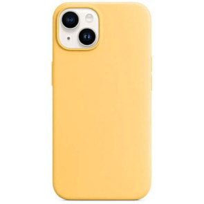 Чохол Monblan Magnetic Silicone MagSafe для iPhone 14 Sunglow