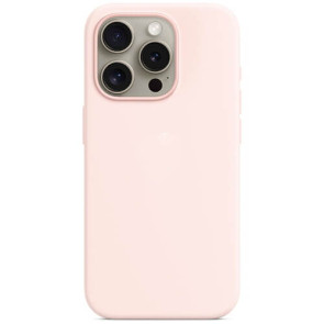 Чохол Monblan Magnetic Silicone MagSafe для iPhone 15 Pro Light Pink