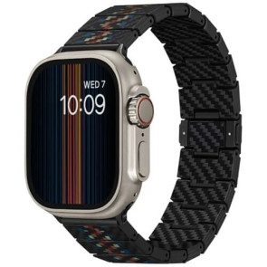 Ремінець для Apple Watch 42/44/45/49mm Pitaka Carbon Fiber Watch Band Rhapsody (AWB2301)