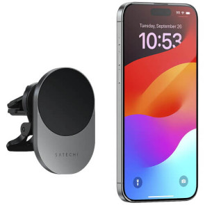 Зарядний пристрій Satechi Qi2 Wireless Car Charger Space Gray (ST-Q2CCM)