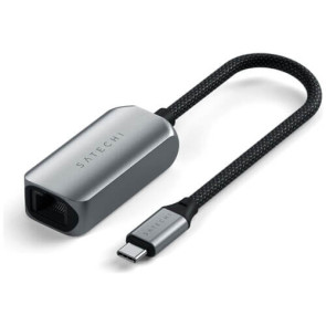 Адаптер Satechi USB-C 2.5 Gigabit Ethernet Space Gray (ST-AE25M)