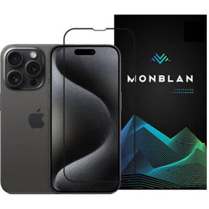 Захист екрану (скло) Monblan для iPhone 16 Pro Max 2.5D Anti Static 0.26mm Black