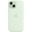 Чохол Apple iPhone 15 Silicone Case with MagSafe Soft Mint (MWNC3)