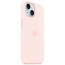 Чохол Apple iPhone 15 Silicone Case with MagSafe Light Pink (MT0U3)