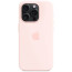 Чохол Apple iPhone 15 Pro Silicone Case with MagSafe Light Pink (MT1F3)
