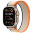 Ремінець Apple Watch 49mm Trail Loop Orange/Beige S/M (MT5W3)