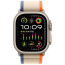 Ремінець Apple Watch 49mm Trail Loop Orange/Beige S/M (MT5W3)