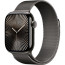 Apple Watch Series 10 46mm Slate Titanium with Slate Milanese Loop S/M (MC7R4)