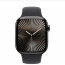 Apple Watch Series 10 42mm Slate Titanium Case with Black Sport Band M/L (MWXH3)