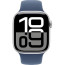 Apple Watch Series 10 42mm Silver Aluminium with Denim Sport Band S/M (MWWA3)