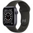 Уживані Apple WATCH Series 6 44mm Space Gray Aluminium Case with Black Sport Band (M00H3) (Відмінний стан)