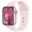 Apple Watch Series 9 41mm Pink Aluminium with Light Pink Sport Band M/L (MR943)