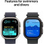Apple Watch Ultra 2 Black Titanium with Black Titanium Milanese Loop Medium (MX5U3)