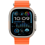 Apple Watch Ultra 2 Titanium with Orange Ocean Band (MREH3)