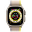 Apple Watch Ultra Titanium with Yellow/Beige Trail Loop M/L (MQF23/MQFU3)