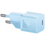 Зарядний пристрій Baseus GaN5 Fast Charger (mini) 1C 20W Blue (CCGN050103)