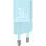 Зарядний пристрій Baseus GaN5 Fast Charger (mini) 1C 30W Blue (CCGN070603)
