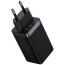 Зарядний пристрій Baseus GaN5 Pro Fast Charger 2C+U 65W Black w/Type-C to Type-C (CCGP120201)