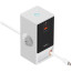 Зарядний пристрій Baseus PowerCombo Digital PowerStrip 2AC+1U+1C+Retractable-C 65W Smart Version with 1.5m power cord