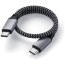 Кабель Satechi USB-C/USB-C Cable 100W Space Gray (25 cm) (ST-TCC10M)