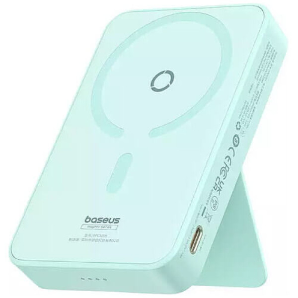 Внешний аккумулятор Baseus Power Bank 5000mAh MagPro Magnetic Bracket Fast Charge 20W Blue (P10064101333-00)