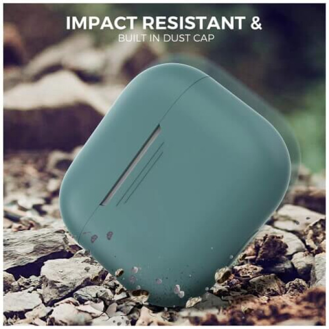 Чехол AhaStyle Silicone Case для AirPods 3 Midnight Green (X00329Y4S1)