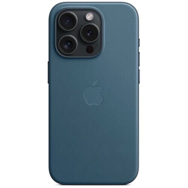 Чехол Apple iPhone 15 Pro FineWoven Case with MagSafe Pacific Blue (MT4Q3)