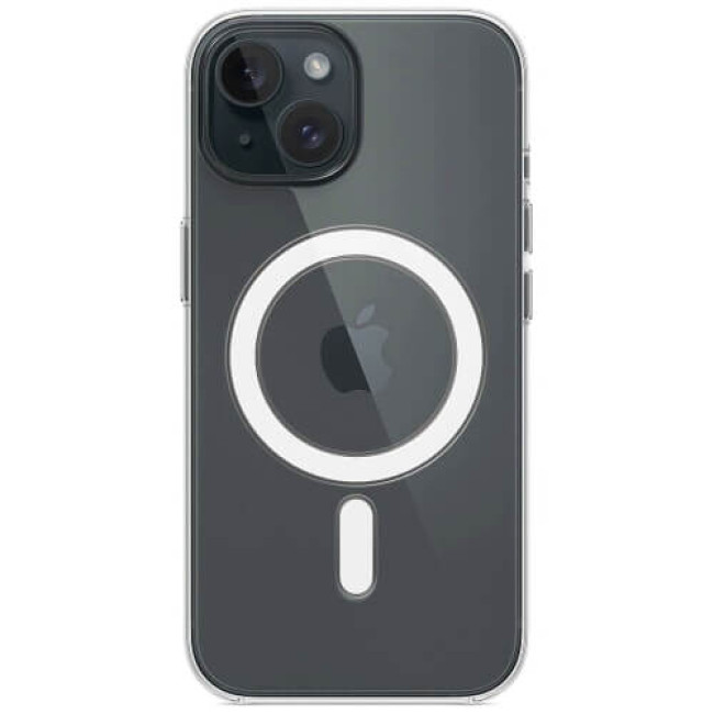 Чехол Apple iPhone 15 Plus Clear Case with MagSafe (MT213)