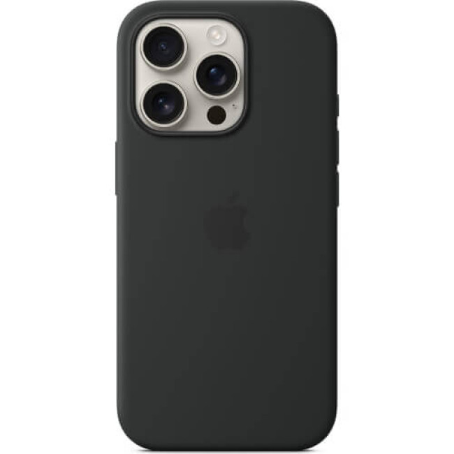 Чехол Apple iPhone 16 Pro Silicone Case with MagSafe Black (MYYJ3)