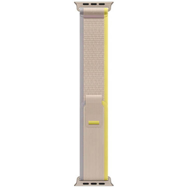 Ремешок для Apple Watch 49mm Trail Loop Yellow/Beige S/M (MQEG3)
