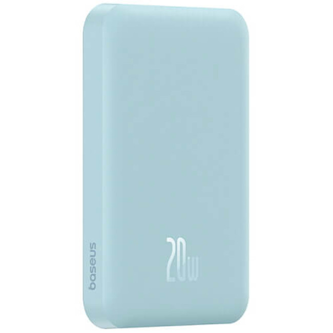 Дополнительный аккумулятор Baseus Magnetic Mini Wireless Fast Charge 5000mAh 20W с кабелем Galaxy Blue (P10022107313-00)