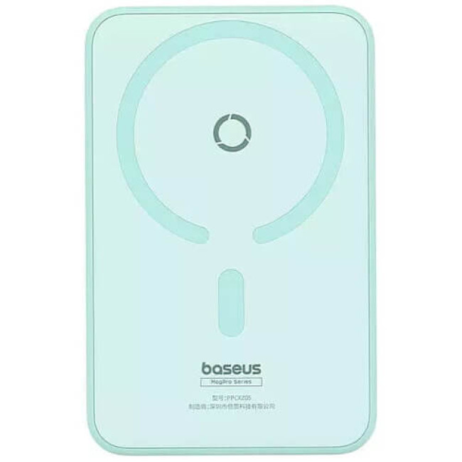 Внешний аккумулятор Baseus Power Bank 5000mAh MagPro Magnetic Bracket Fast Charge 20W Blue (P10064101333-00)