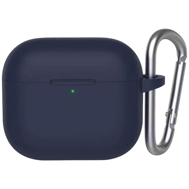 Чехол Blueo для AirPods 4 [B44] Liquid Silicone Series (Deep Blue)