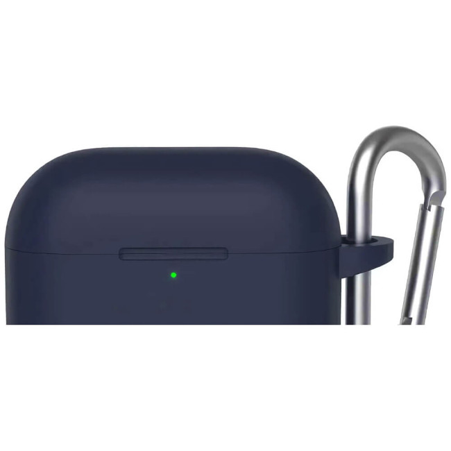 Чехол Blueo для AirPods 4 [B44] Liquid Silicone Series (Deep Blue)