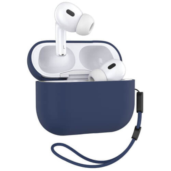 Чехол Blueo Liquid Silicone Case Airpods Pro 2 Deep Blue (P010-DBL)